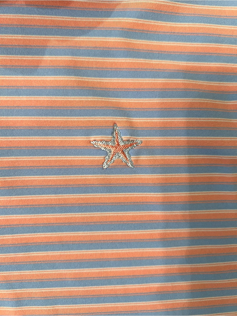 Peter Millar Men's Pink Stripe Performance Polo. XXL. - Picture 5 of 9